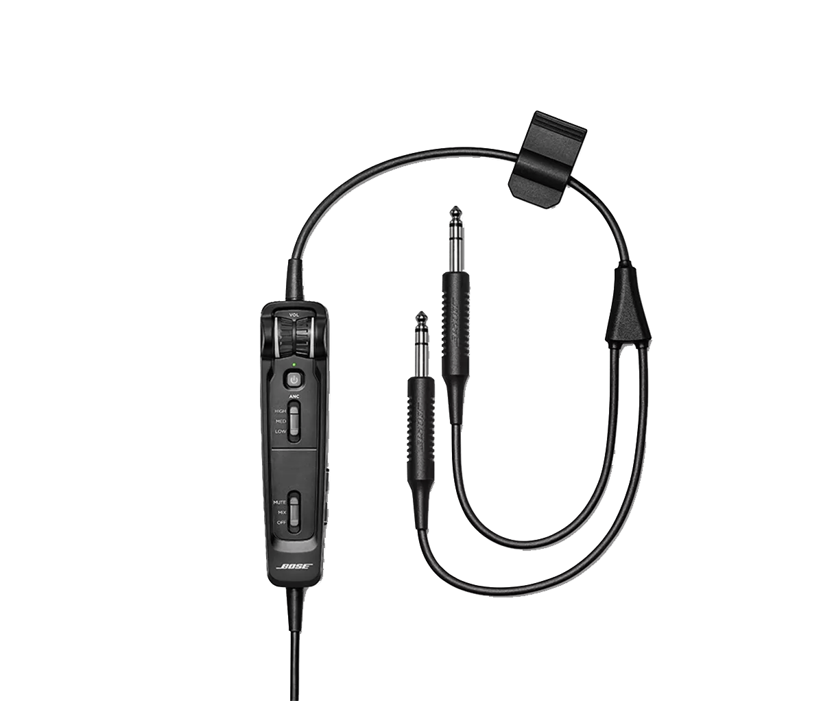 857642-2120-Twin-plug.png Bose A30 Aviation Headset Cable with Control Module - Image 1
