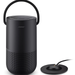 Portable Smart Speaker + Charging Cradle Set
